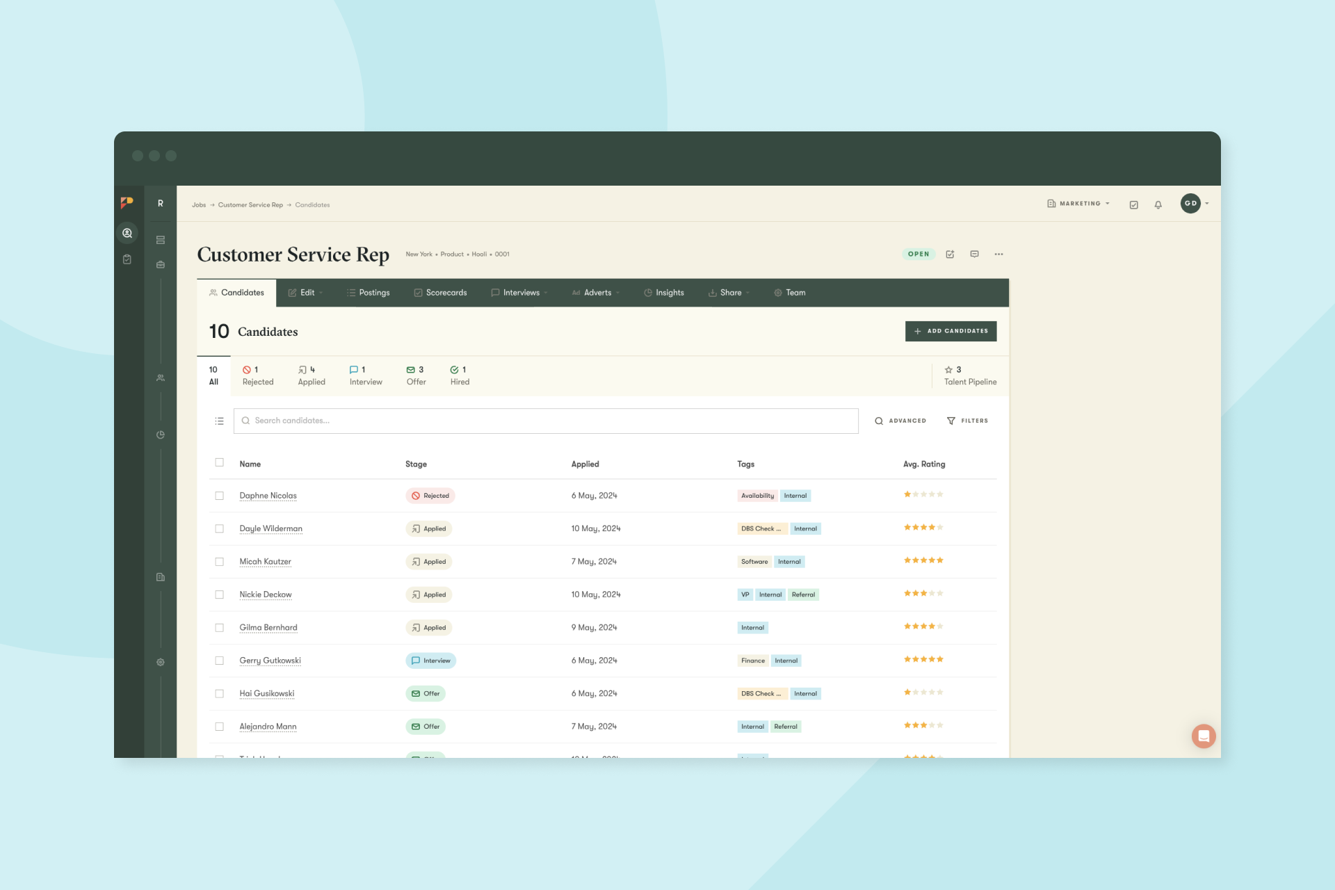 Pinpoint screenshot