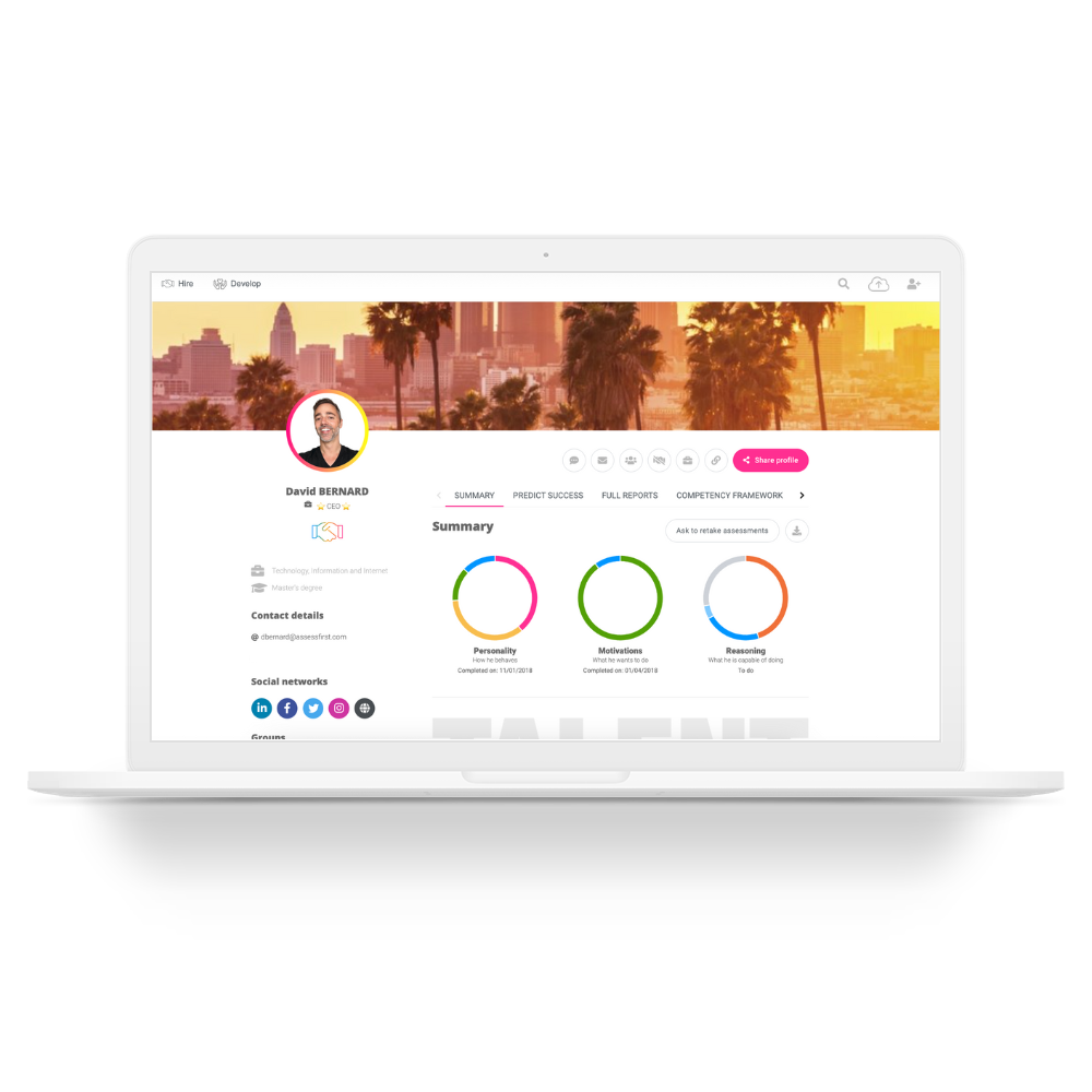 AssessFirst screenshot